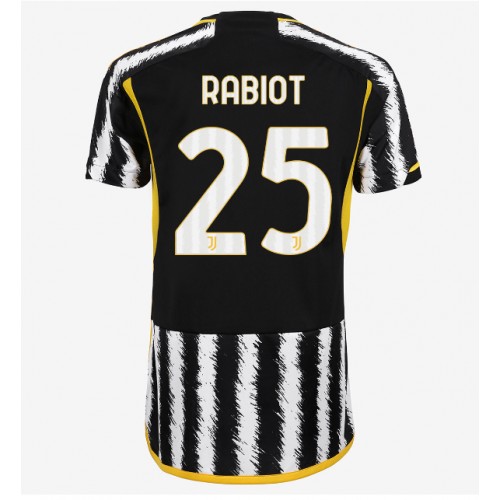 Fotbalové Dres Juventus Adrien Rabiot #25 Dámské Domácí 2023-24 Krátký Rukáv